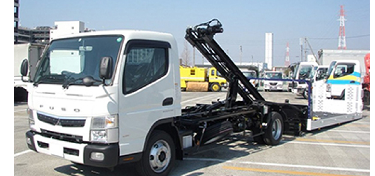 三菱ふそう キャンター 積載車 ワイド超ロング 極東フラトップZERO 3,300kg 5MT 三菱ふそう キャンター 積載車 ワイド超ロング 極東フラトップZERO 3,300kg 5MT